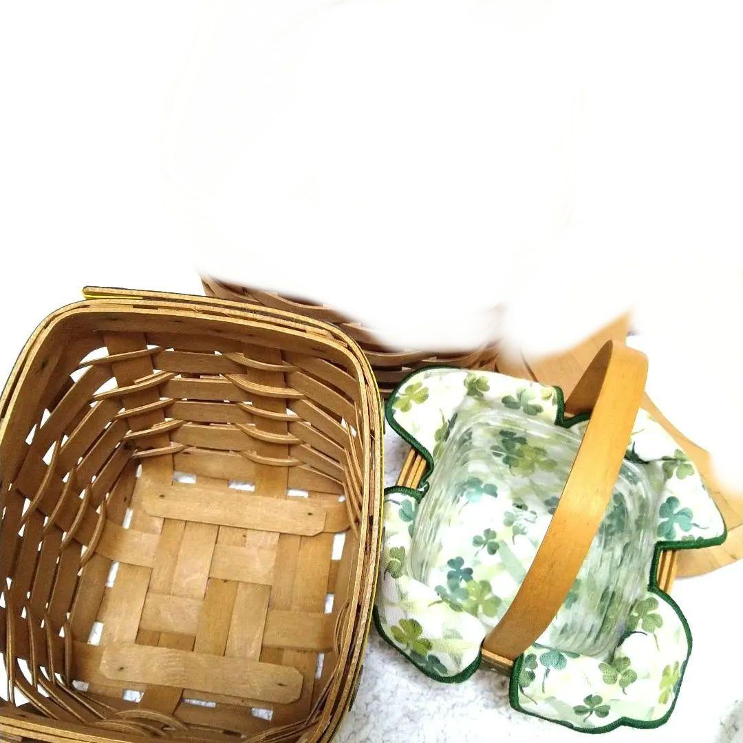 【廃盤】美品ロンガバーガー トール ティッシュ バスケットセット　3個