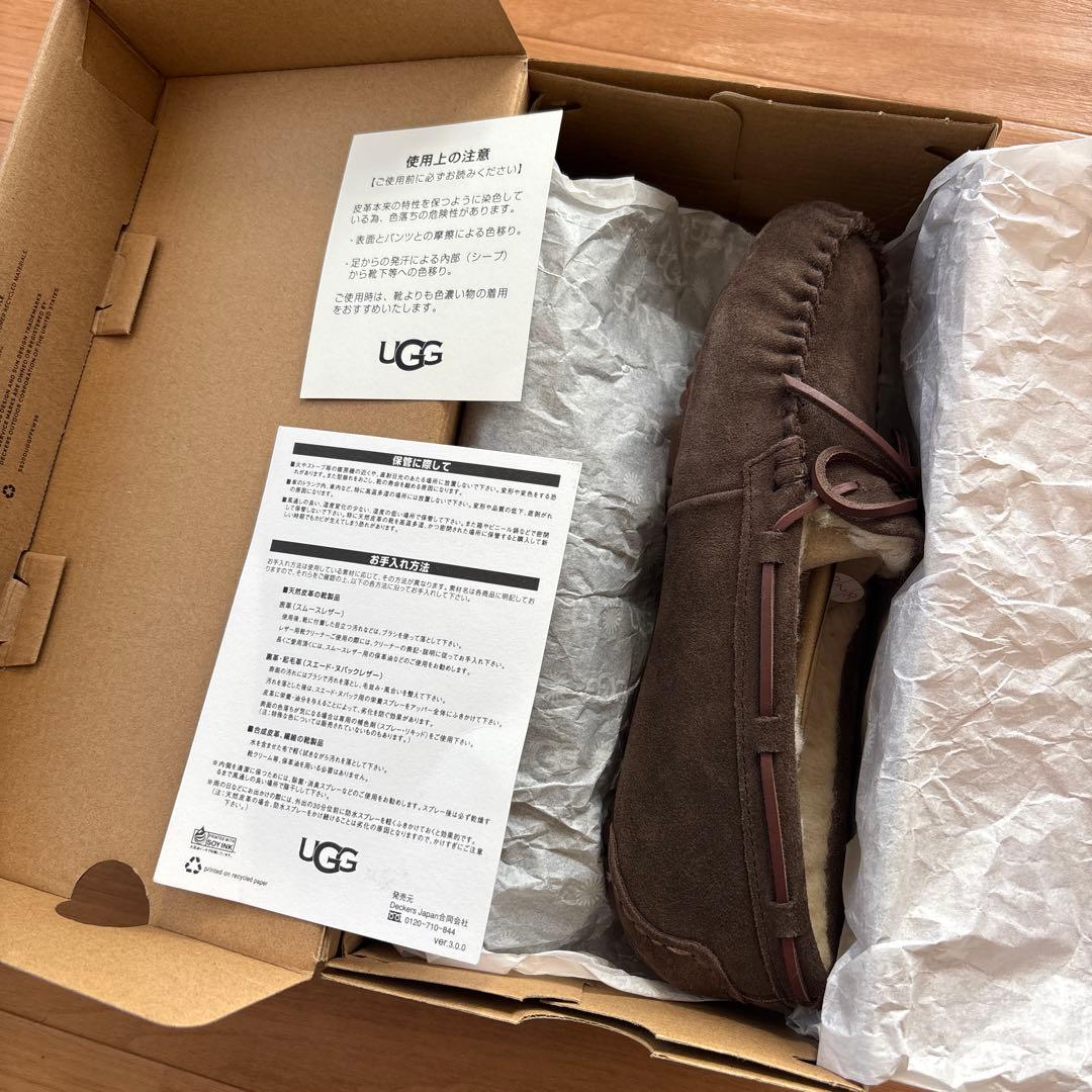 UGGアグレディースDAKOTAダコタ ブラウン モカシン 25アウトレット新品