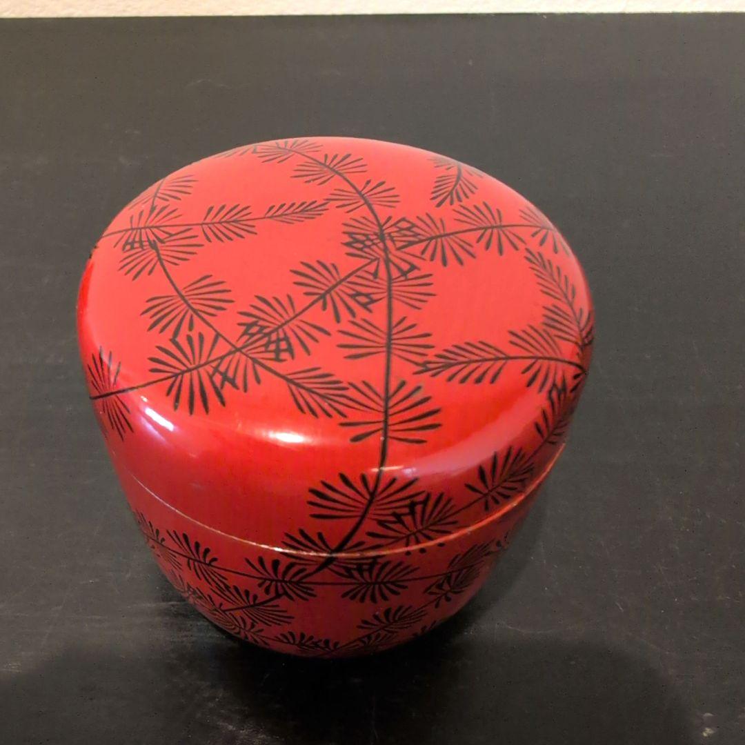 中村宗哲 造 中棗 在銘 桐箱（合わせ箱）