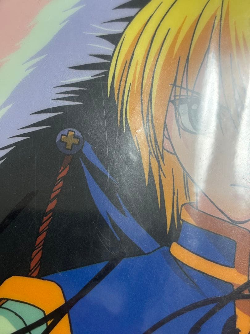 ハンターハンター HUNTER×HUNTER 旧アニメサイン入り下敷き　クラピカ