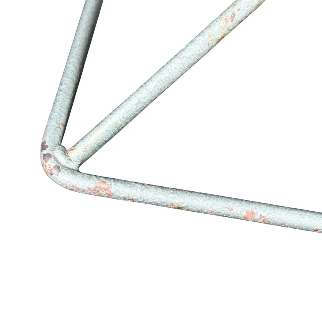 HR793 【希少】maruni リアルシャビーインダストリアル　ガラステーブル