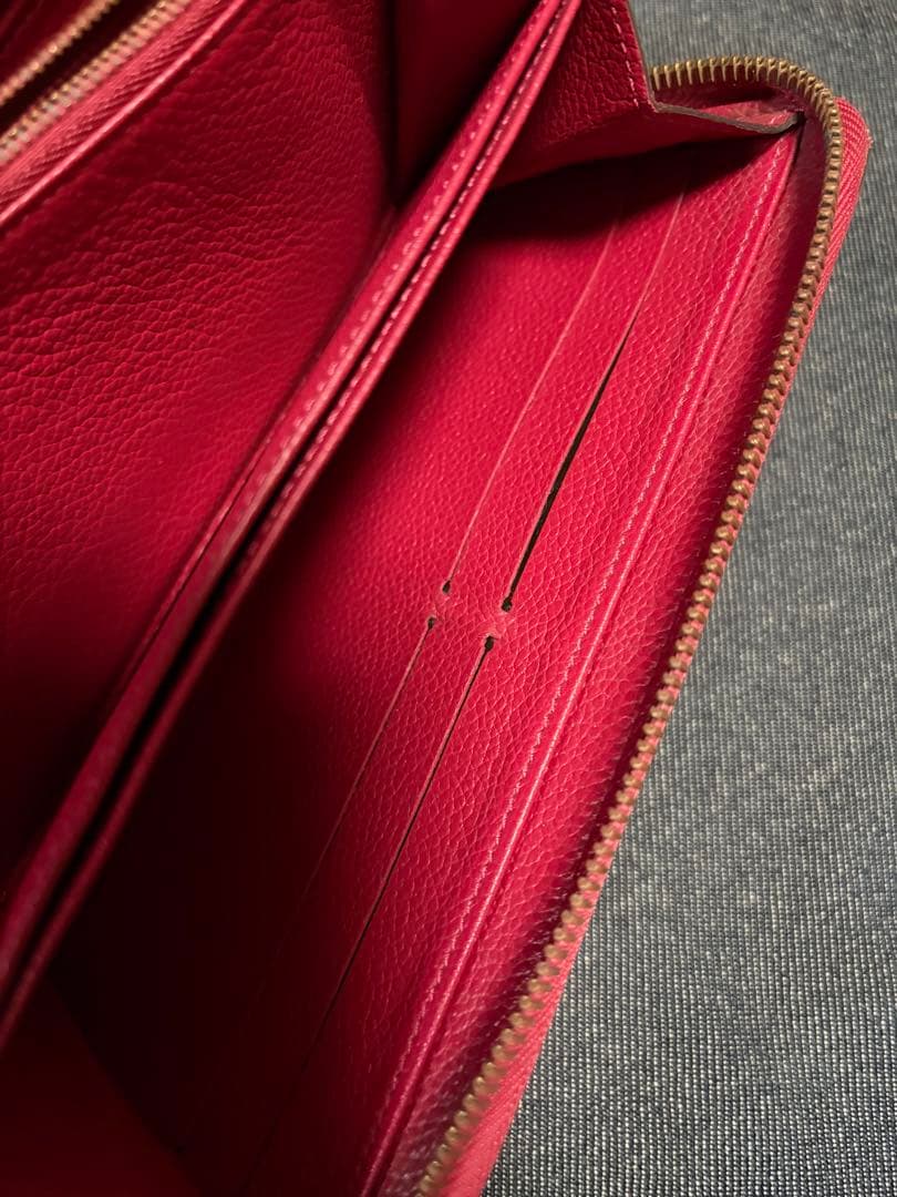 Louis Vuitton ピンクレザー 長財布