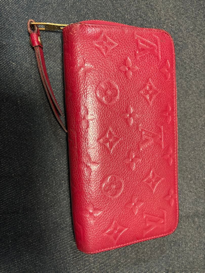 Louis Vuitton ピンクレザー 長財布