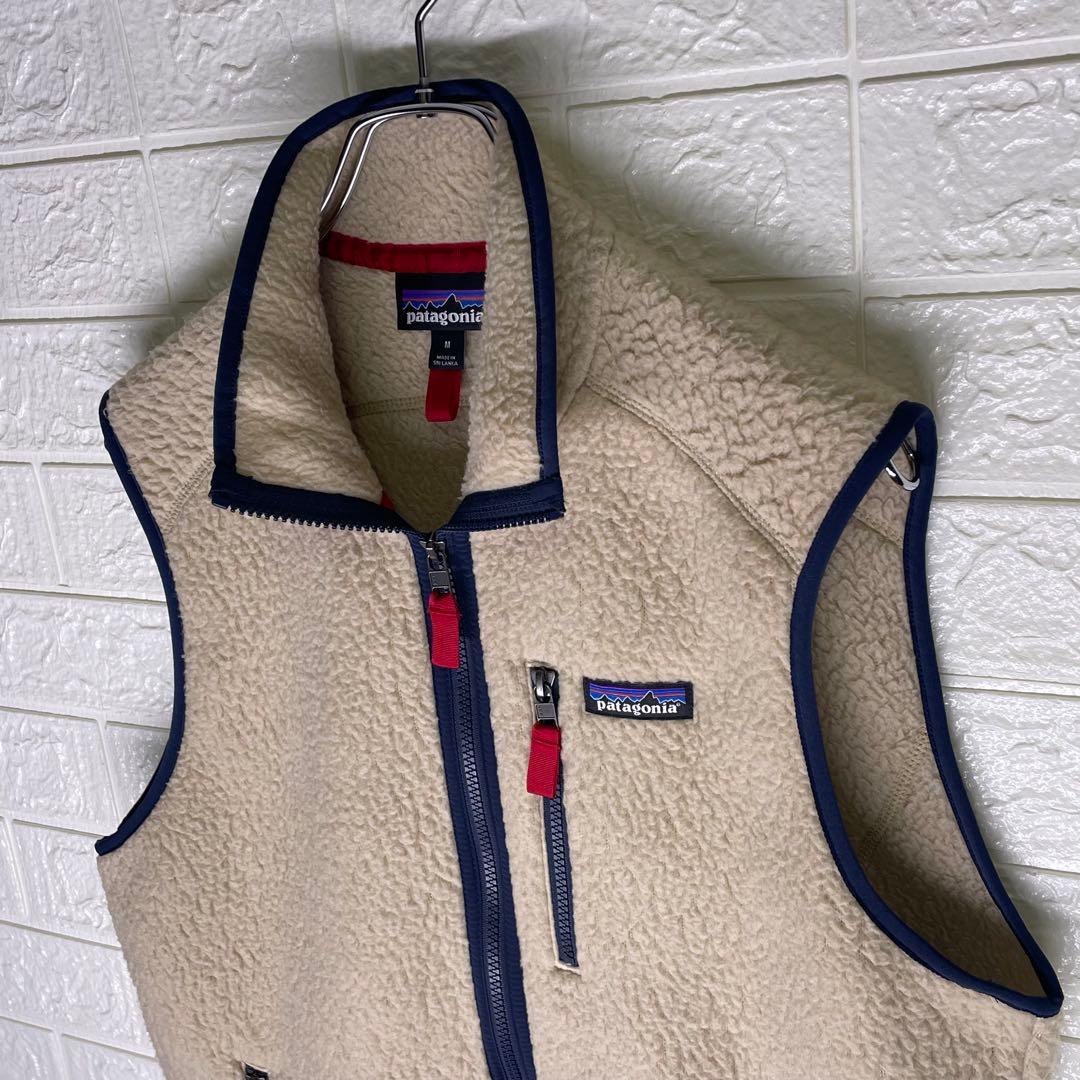 【24時間以内　匿名発送】パタゴニア　レトロパイルベスト　アイボリー　Mサイズ