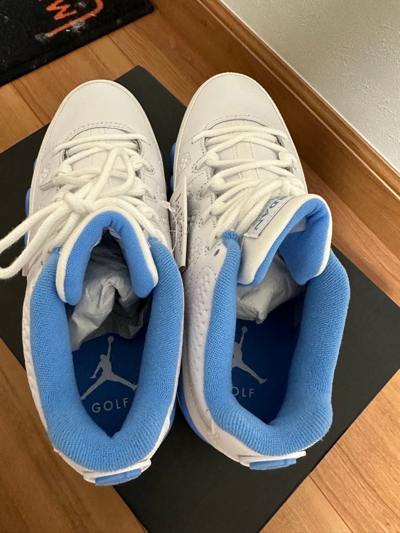 新品　ナイキ　ゴルフシューズエアジョーダン9G 25.5cmユニバーシティブルー