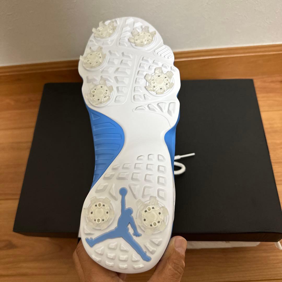 新品　ナイキ　ゴルフシューズエアジョーダン9G 25.5cmユニバーシティブルー