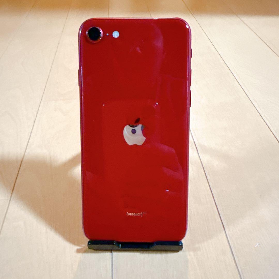 【美品】iPhone SE3 RED 128G SIMフリー　本体のみ
