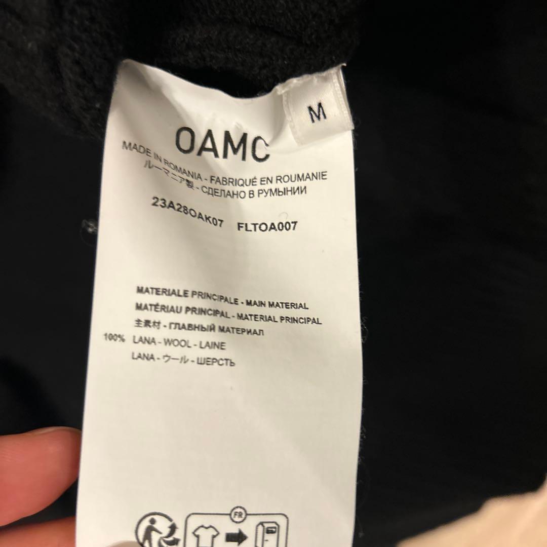 OAMC WHISTLER CREW ロゴ クルーネック ニット ブラックM