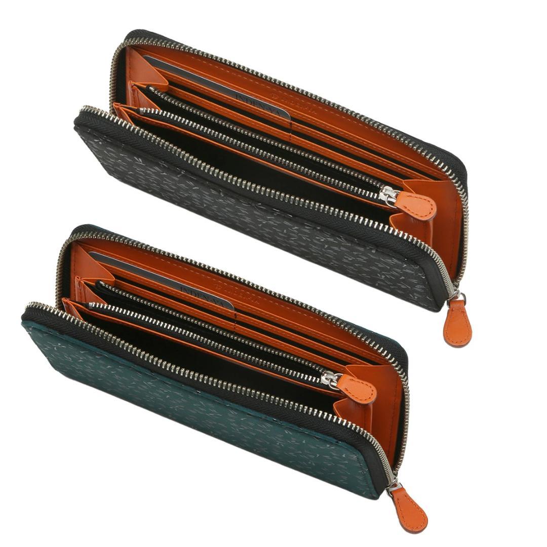 印傳屋 束入れ HISOCA ひそか 長財布 漆 オリジナル ブランド 日本製