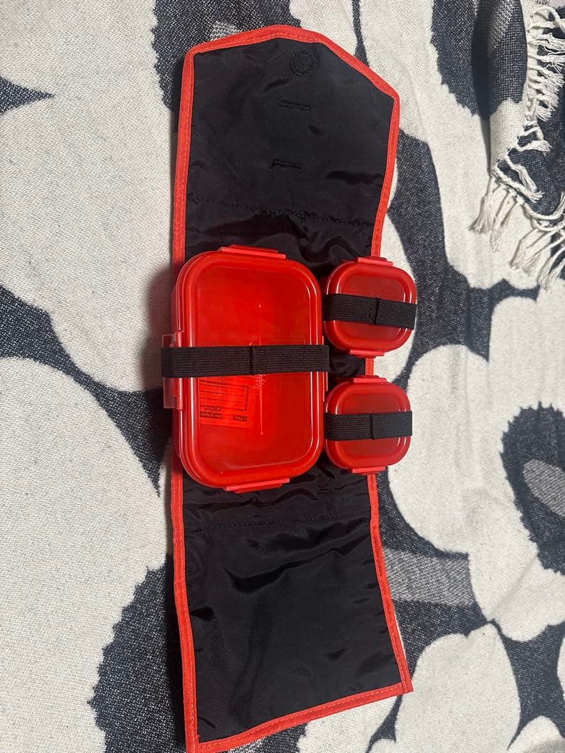 新品未使用　Aladdin×PEANUTSタータンチェックランチボックスセット