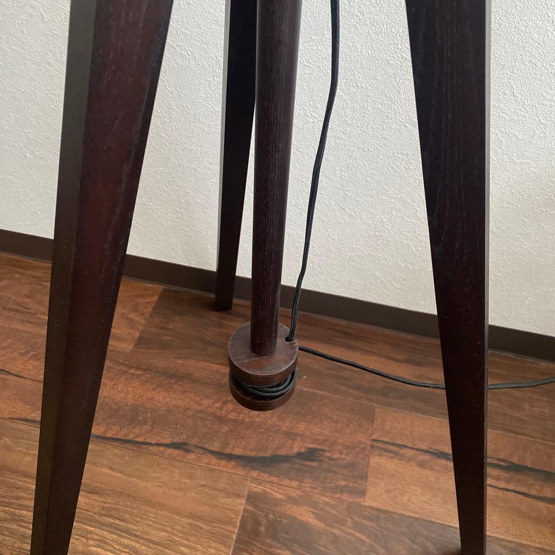 IKEA LAUTERS 木製トライポッドフロアスタンドライト