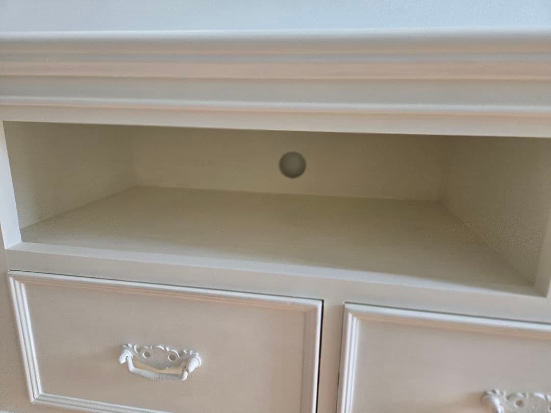 カントリーコーナー・CountryCorner・ホワイトテレビ台 引き出し付き