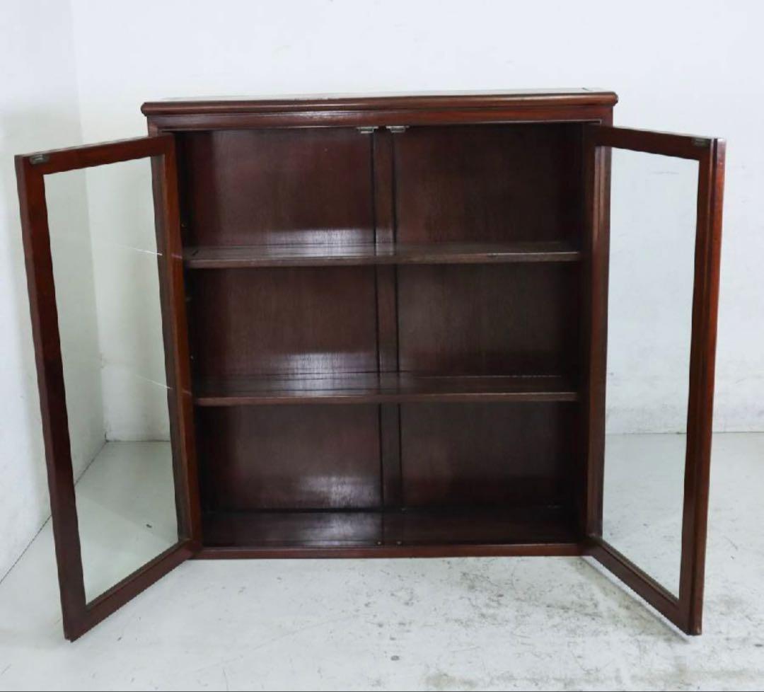 アンティークキャビネット ヴィンテージ 本棚 ブックシェルフ 花梨無垢