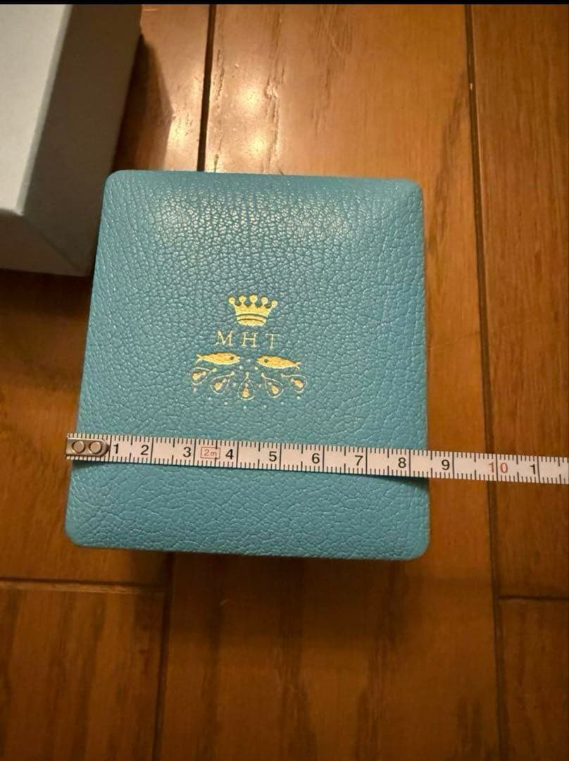 マリーエレーヌドゥタイヤック　MHT レザージュエリーケース　ライトブルー