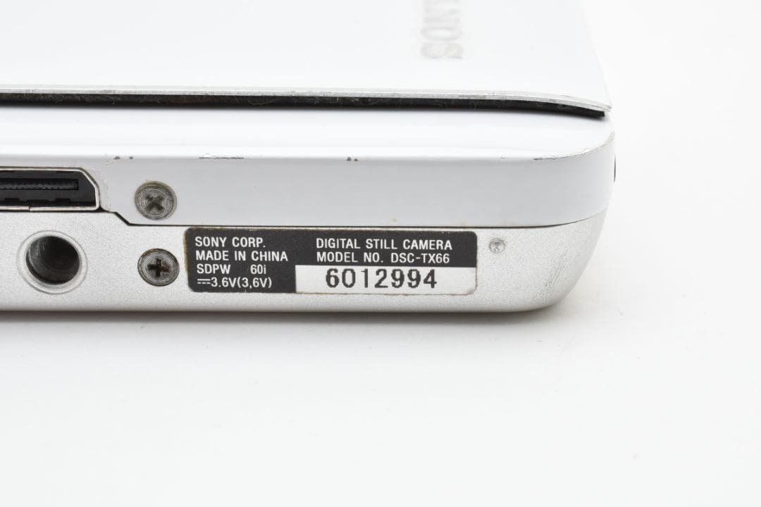 【完動品】SONY Cyber-shot DSC-TX66 シルバー