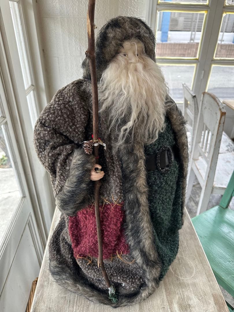 サンタクロース　アンティーク　人形