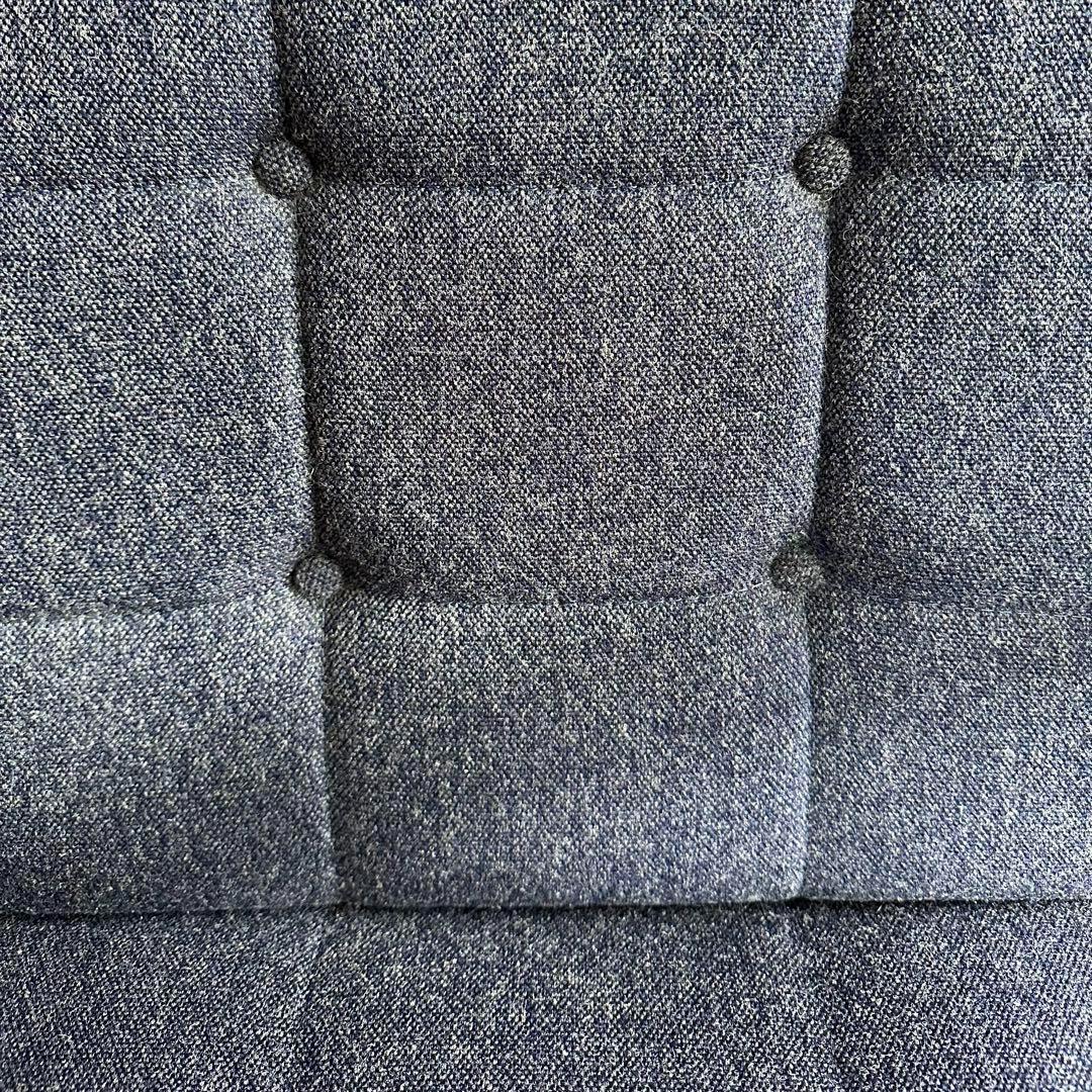 【カリモク60】Kチェア 1シーター 一人掛けソファ ブルー