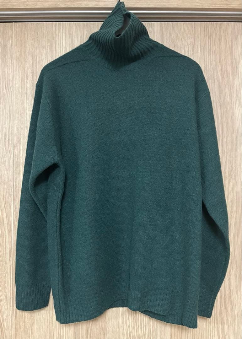 walenode ウェルノード musterwerk別注カシミヤタートルネック