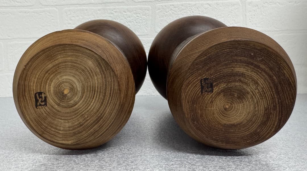 村上健一の創作こけし里童２体