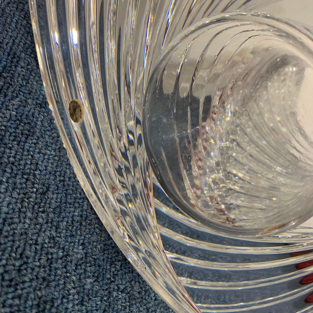 Baccarat バカラ twistツイスト ベース 花瓶 Lサイズ 23cm