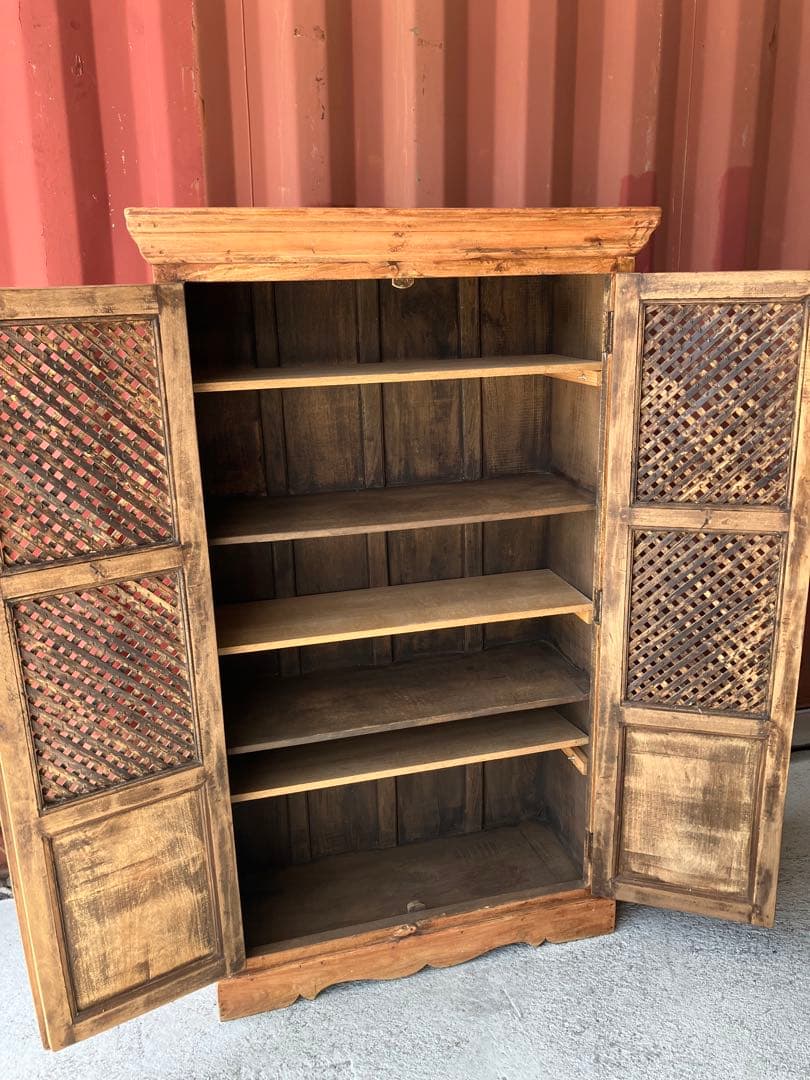 木製ラック・ウッドラック ARMOIRE PALISSANDRE - NEW DELHI TEAK