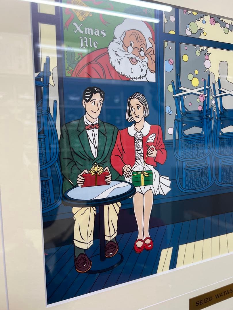 わたせせいぞう　アートポスター 【First X'mas】