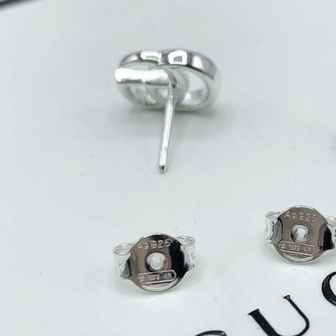 【超美品/レア】ピアス　インターロッキングG　ダブルGピアスのみ　片耳