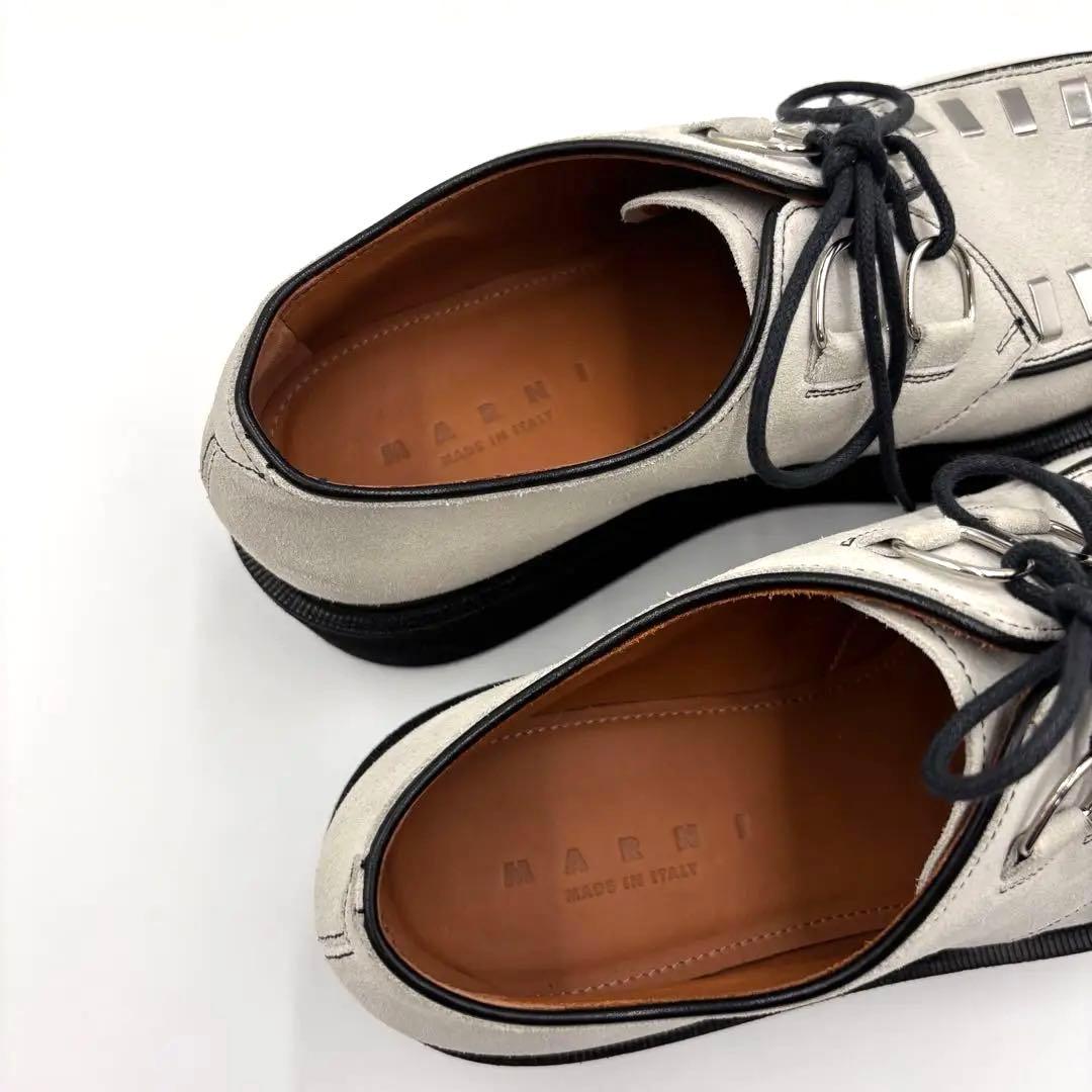 MARNI マルニ レザー スタッズ付きシューズ 厚底 箱付き
