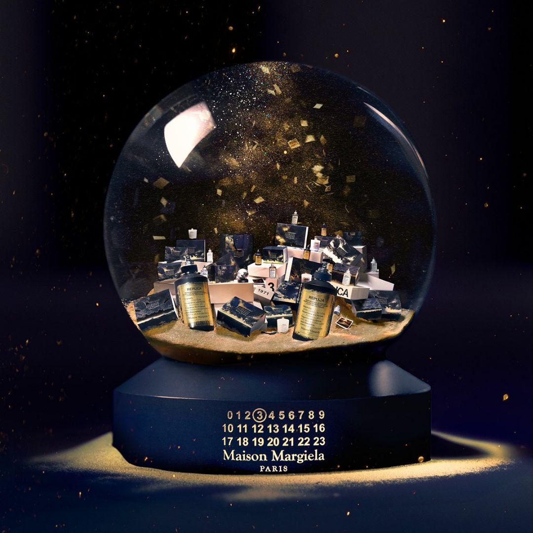 メゾンマルジェラ スノードーム グリッター グローブ ホリデー限定