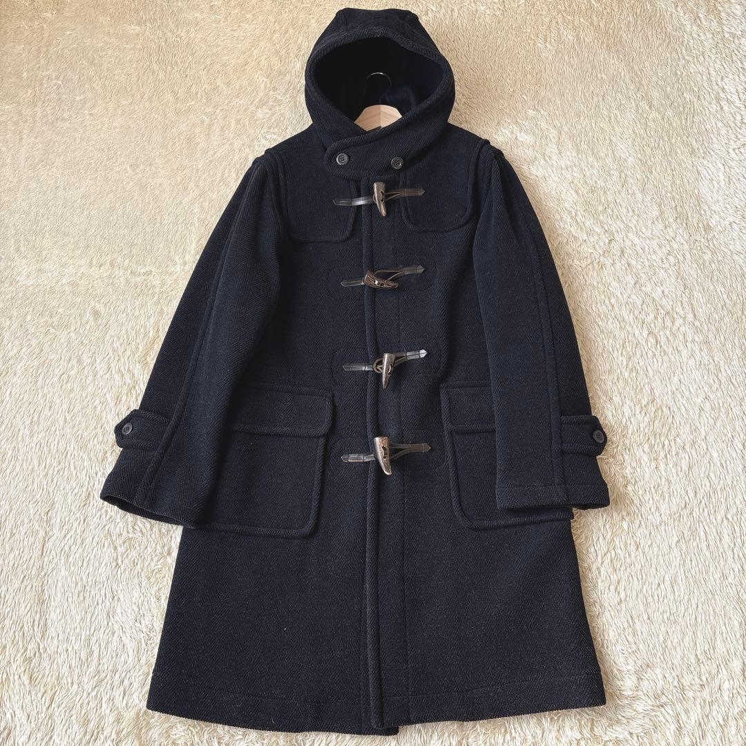 希少☆レインチーター　moorbrook ダッフルコート　英国製　ヘリンボーン