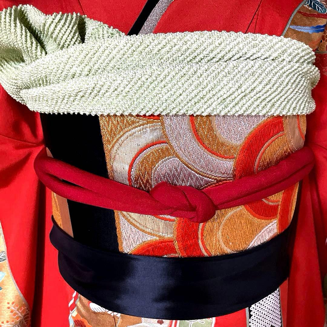 振袖フルセット　高身長　桂由美　手描き友禅　成人式振袖　振袖　裄丈70