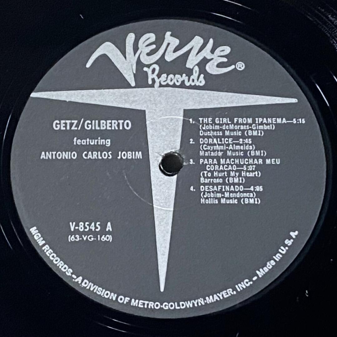★不動の名盤【USオリジナル／希少MONO／黒T字ラベル】ゲッツ & ジルベルト