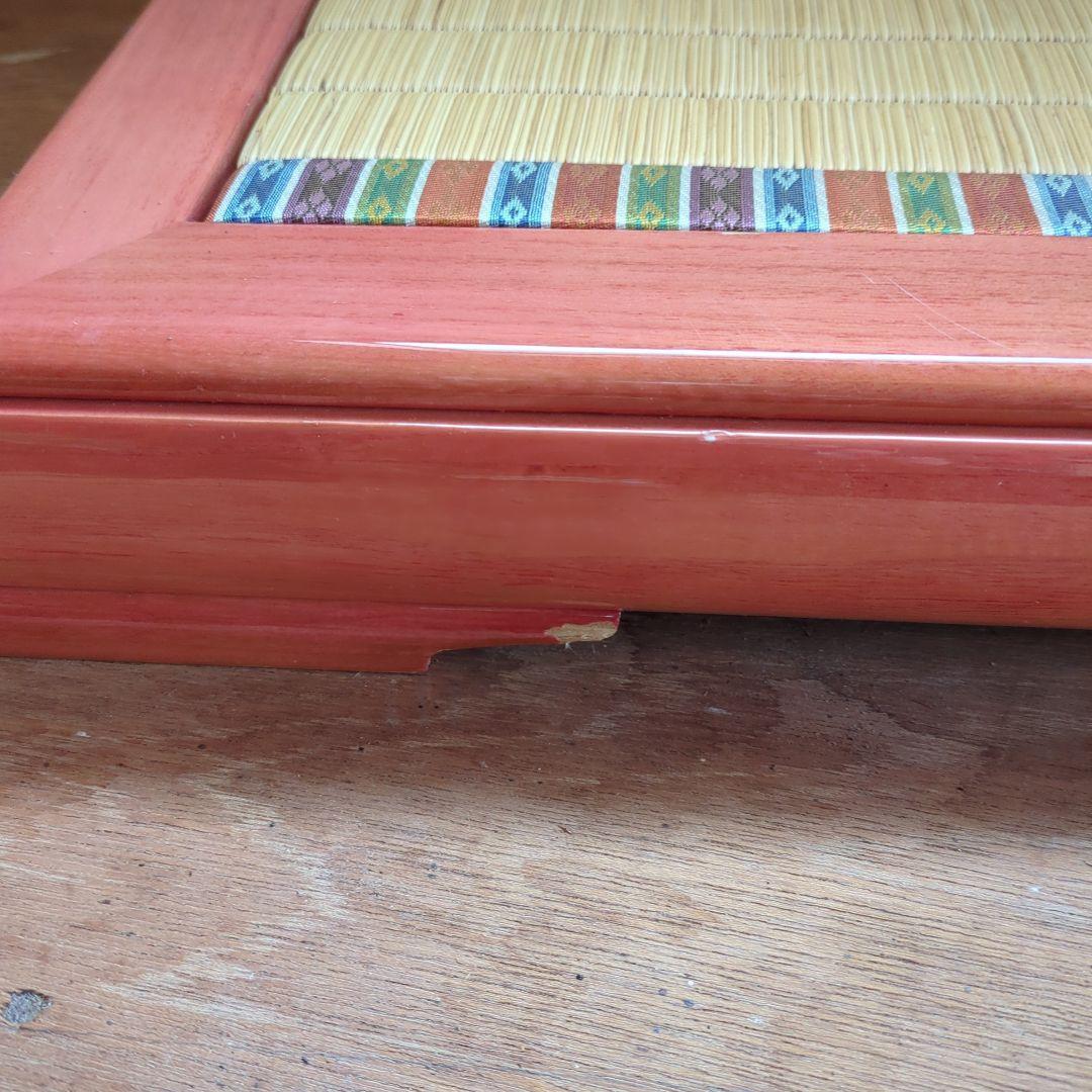 桜の花の木製ひな壇 折りたたみ式