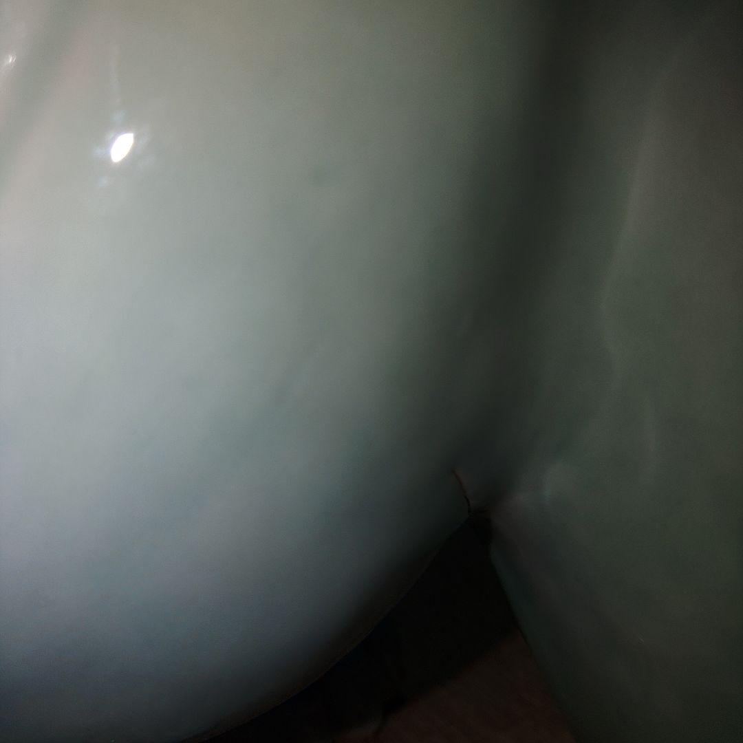 鍋島青磁　特大獅子　置物