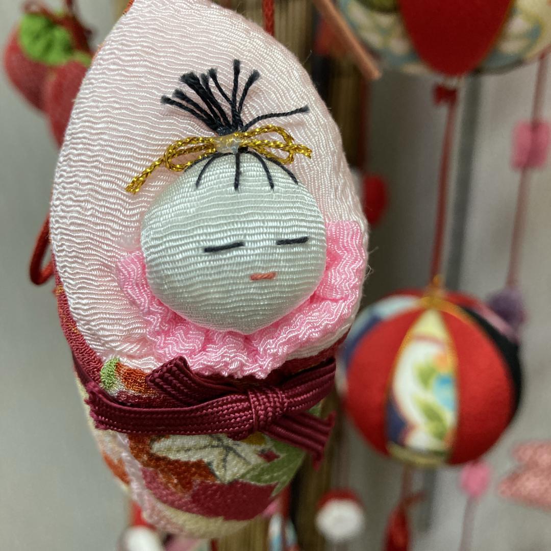No.8　回転吊るし飾り　雛人形つるし雛　3月吊るし雛