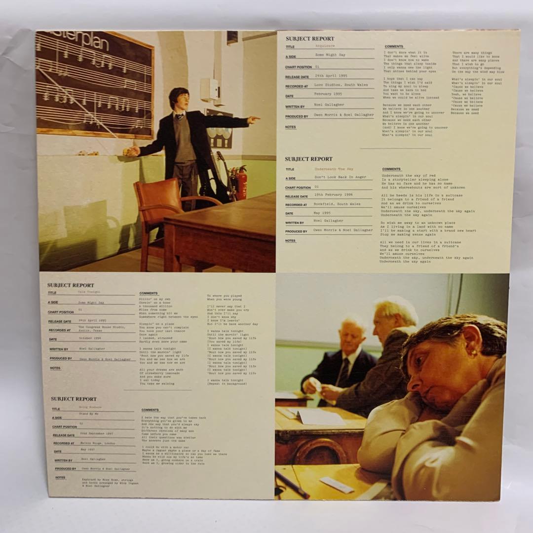 Oasis THE MASTERPLAN レコード1998年