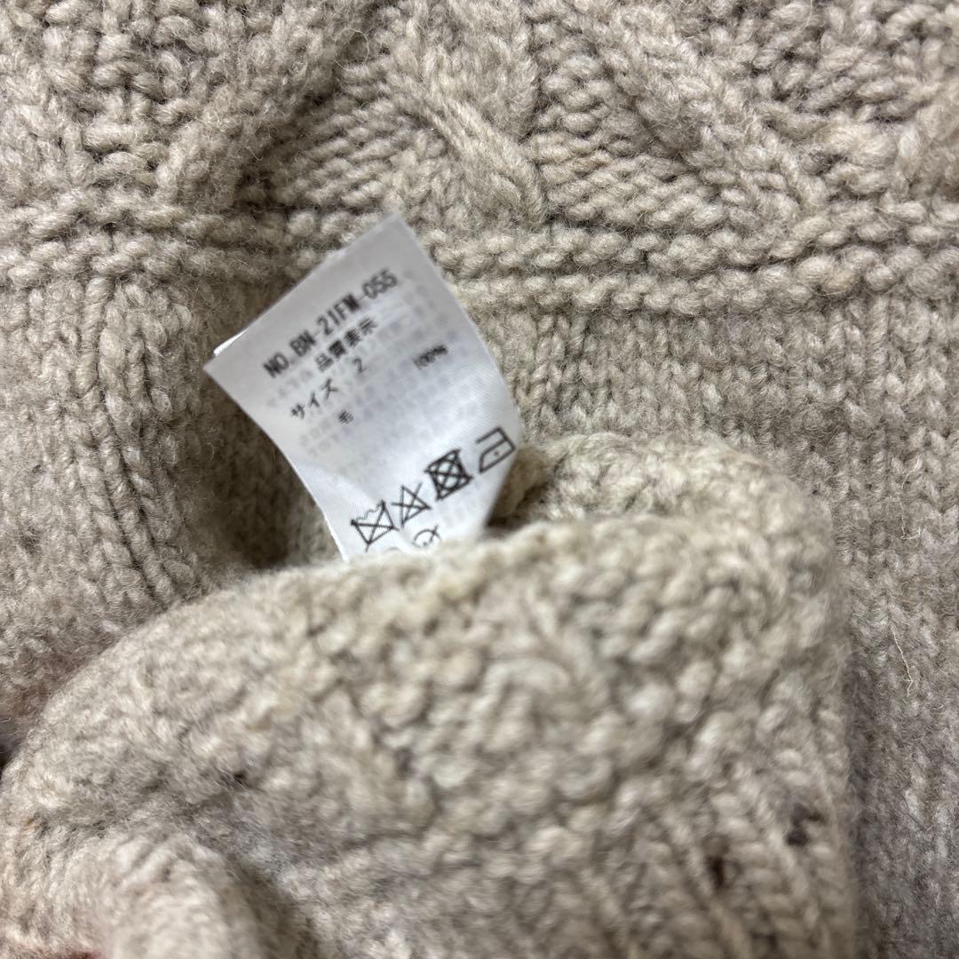 バトナー タートルネック ニットセーター 日本製