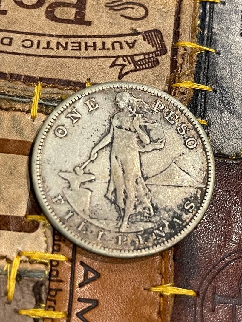 アメリカ領フィリピン 1908年　1ペソ　銀貨