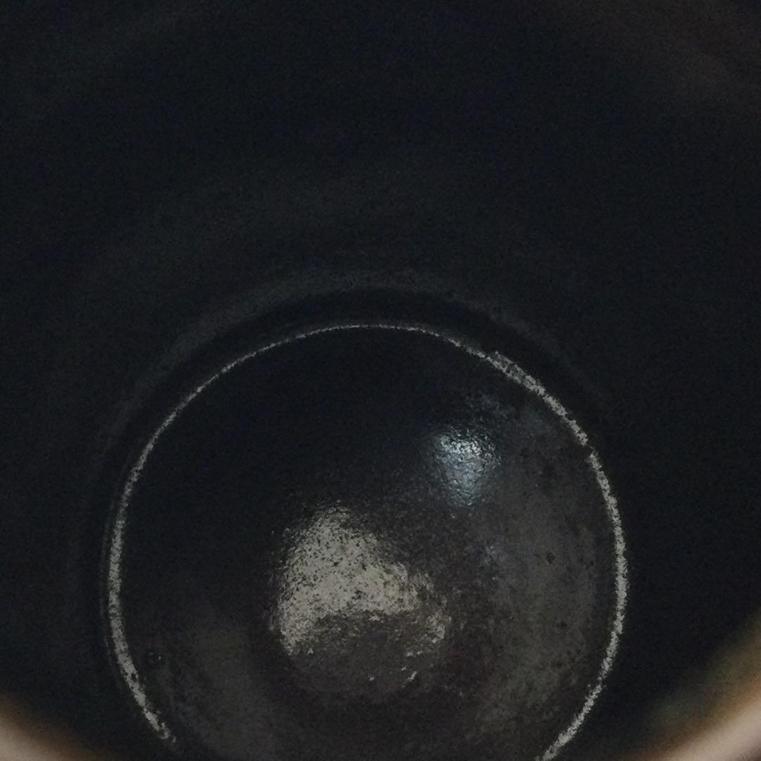 京焼 肩衝茶入 桶谷定一作 茶道具 供箱 T868