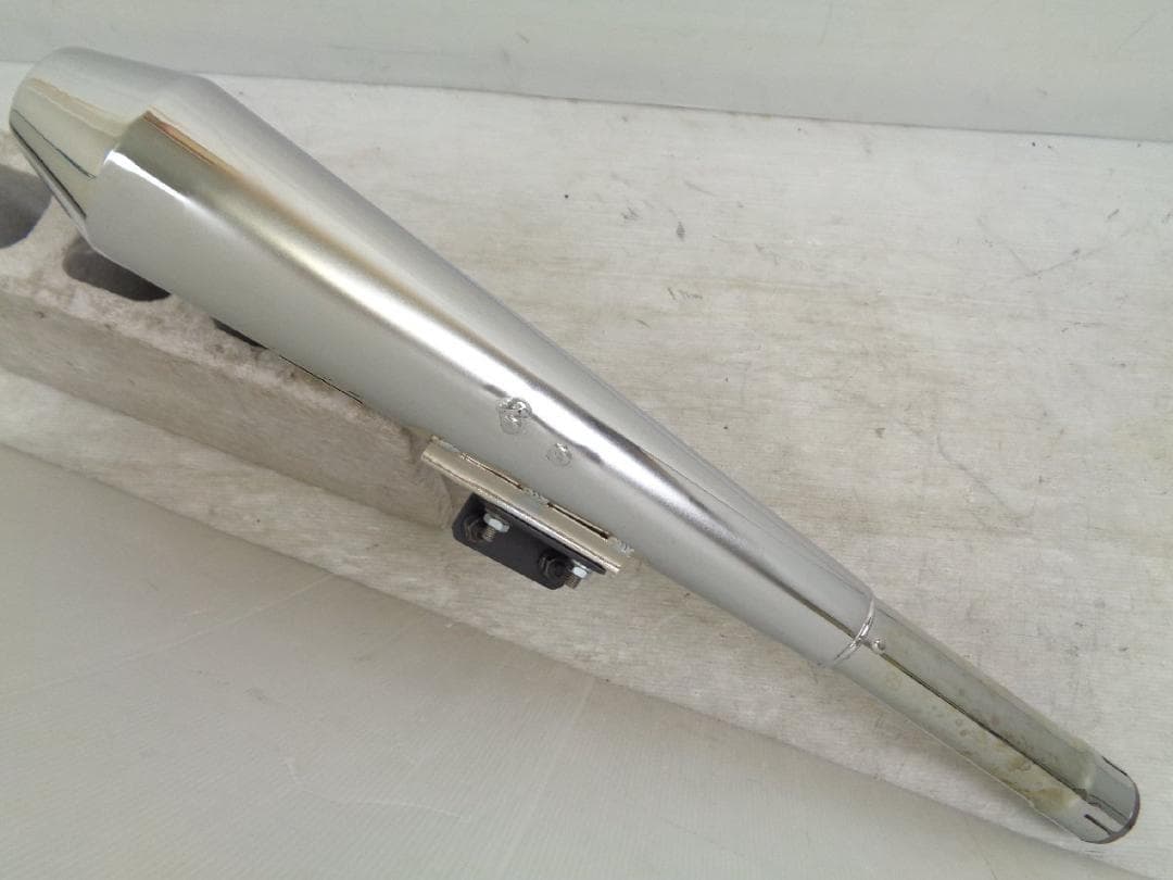 SR400 キャブ 78-09 デイトナ メガホン スリップオン マフラー