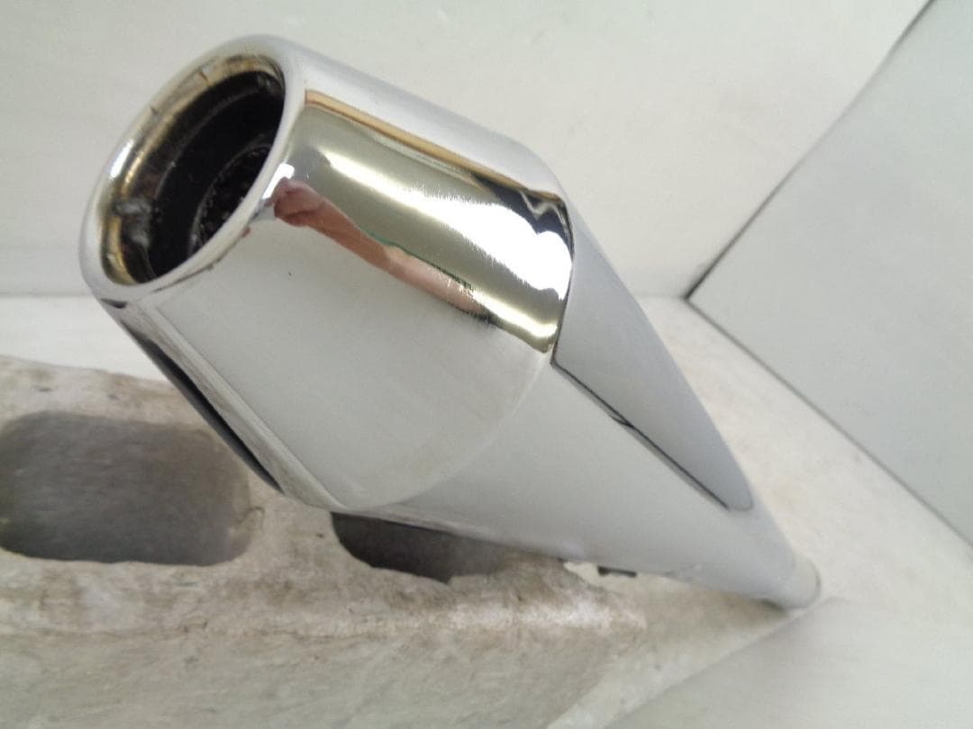 SR400 キャブ 78-09 デイトナ メガホン スリップオン マフラー