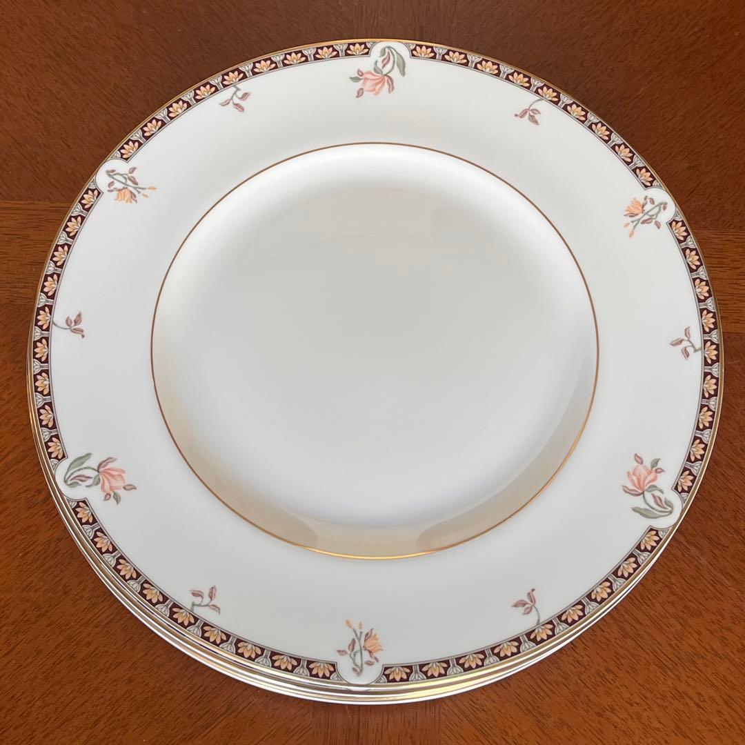 【黒壺美品】ウェッジウッド★アイシス★優雅なディナー皿　5枚