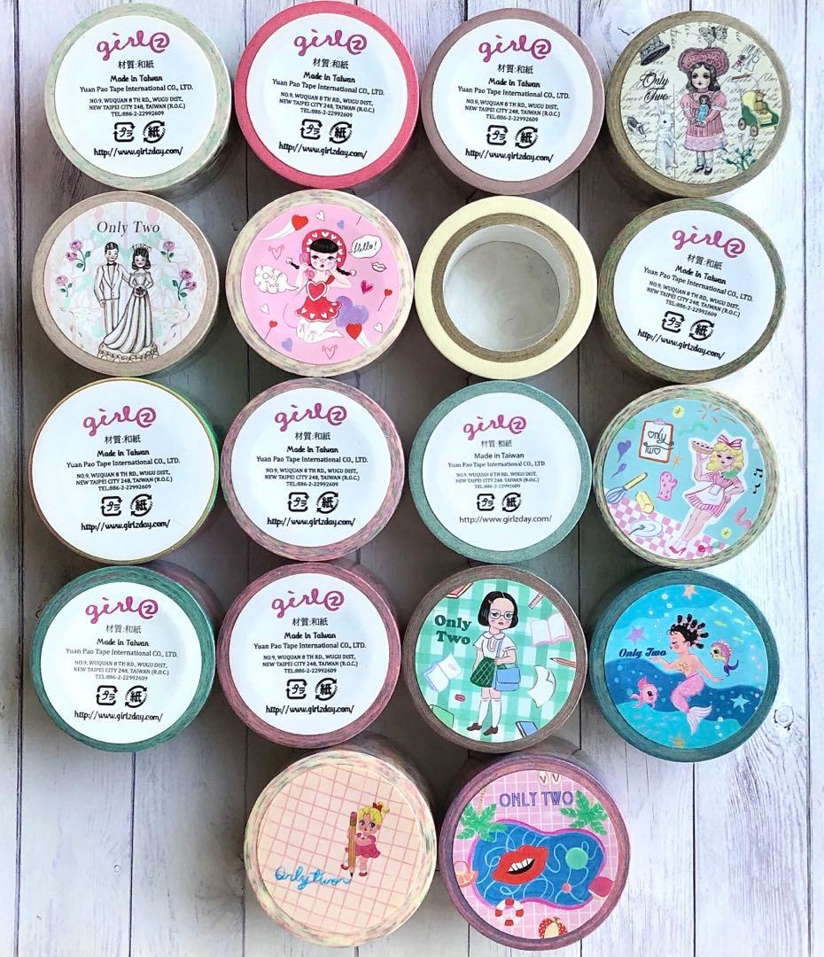 海外作家マスキングテープ36巻セット　OnlyTwo 閣樓日　Lovely徐徐