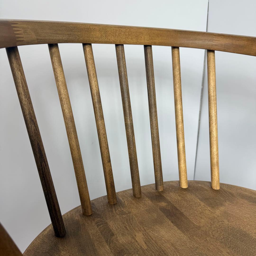 美品　関家具　ロメリア ダイニングチェア（ナチュラル） アームチェア