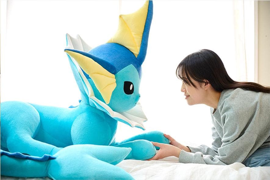 新品 等身大 シャワーズ　寝そべり ぬいぐるみ ポケモン 大きい
