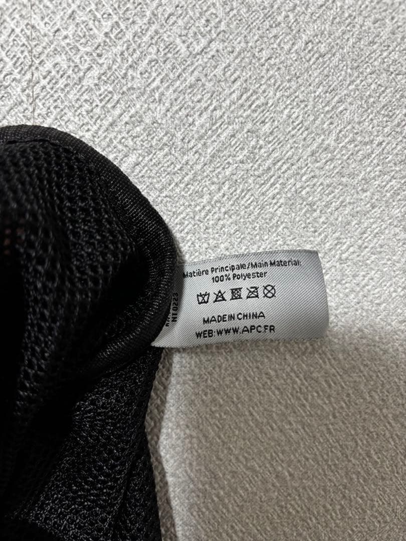 A.P.C メッシュトートバッグ 黒