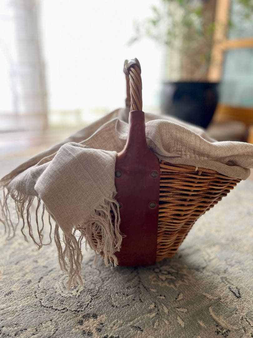 ebagos★ 1本手 オイルショルダー 紅籐 brown エバゴス★美品