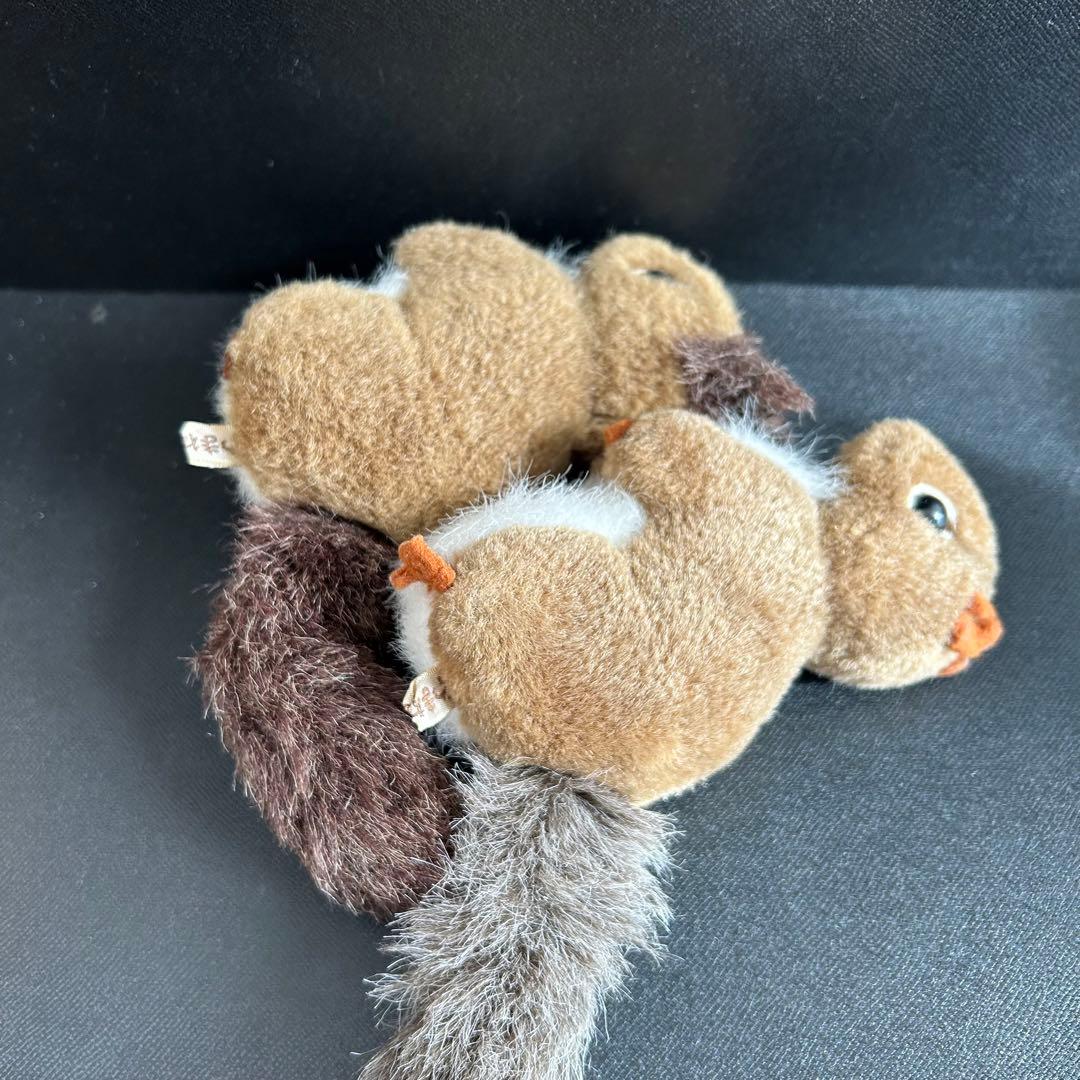 やまね　やまね工房　りす　リス　ぬいぐるみ　2匹
