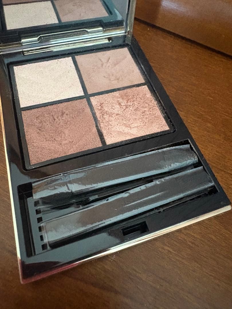 【美品】YSLクチュールミニクラッチ025ゴールデンラスト(クリスマス限定)