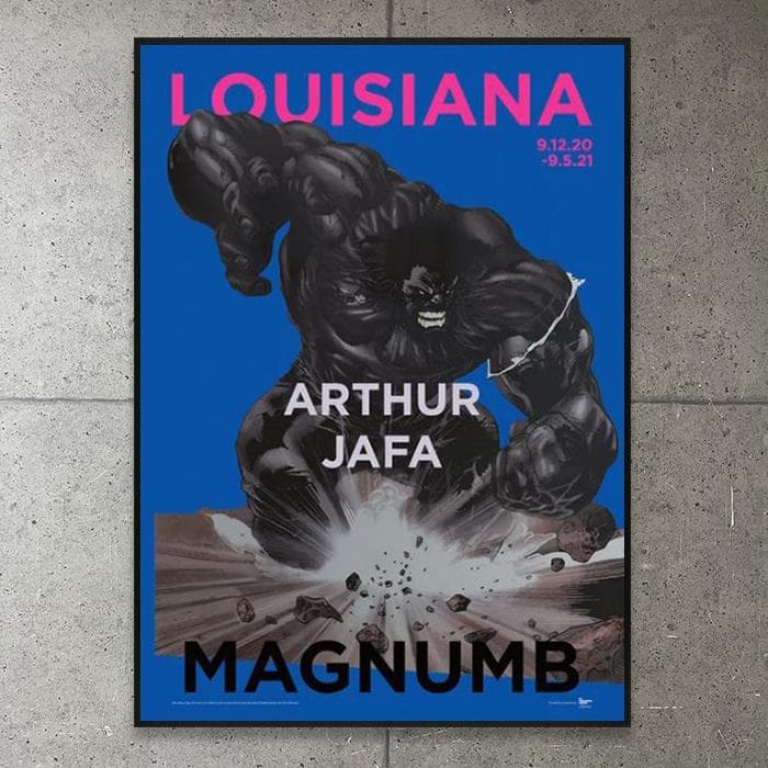 額装品/Magnumb Blue 2017/アーサー ジャファ/ポスター/アート